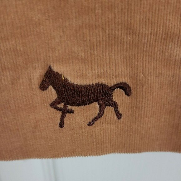 Lilly Pulitzer Corduroy Horse Equestrian Skirt Size 0 - Picture 2 of 6